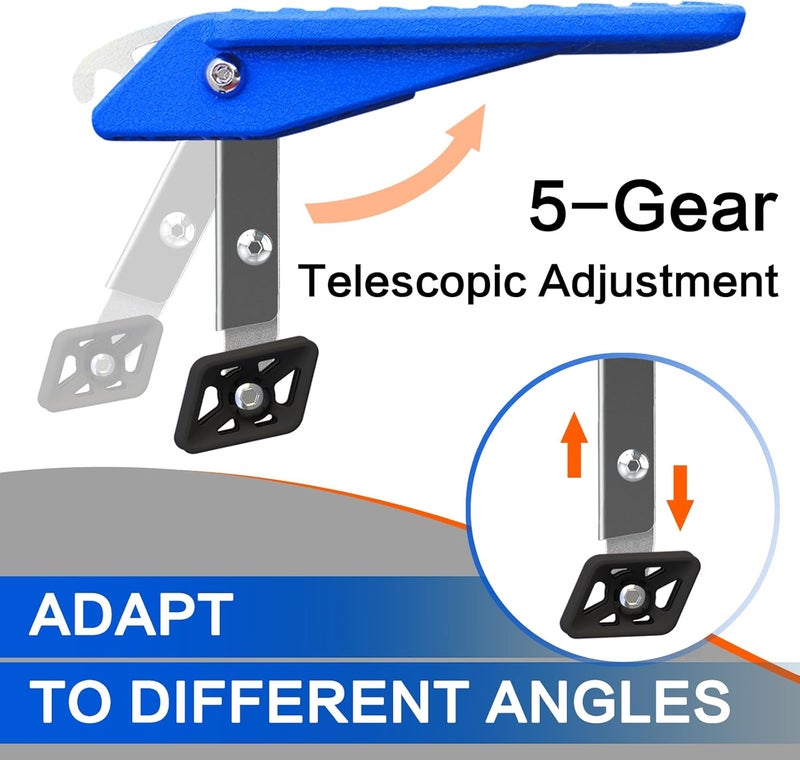 TOOENJOY Universal Car Door Step with 5 Gear Adjustment/No Assembly, Easy Access to Rooftop with Both Feet - Image 2
